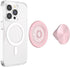 PopSockets Phone Grip with Expanding Kickstand, Wireless Charging Compatible, Adapter Ring for MagSafe Included - Pinky