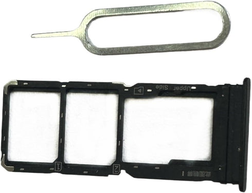 zhxchzhi Y33S 4G Y33T 2022 Dual SIM Card Tray SD Card Tray Holder Slot+pin Compatible with vivo / Parts Black