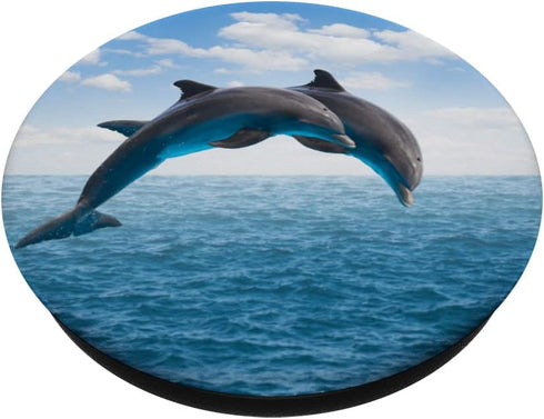 Dolphin In The Sea Ocean Cute Fish Mammal Animal PopSockets Swappable PopGrip