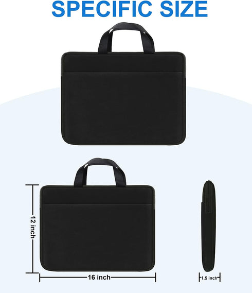 AREYLO 15.6 inch, 15" 15.6" Laptop Sleeve Case Durable Travel Laptop Bag HandBag Shockproof Protective Computer Cover