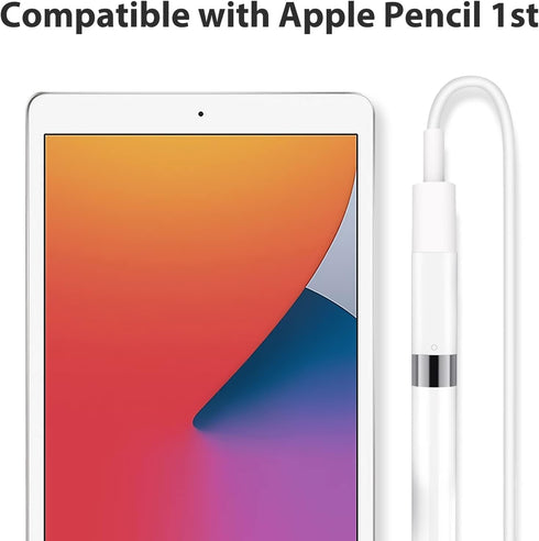 iMangoo Adapters Compatible with Apple Pencil, 2 Pack Lightning Cable Charging Adapter for iPad Pro Pencil Pen
