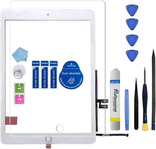 iPad 7th Gen 2019/iPad 8th Gen 2020 10.2" Touch Screen Digitizer Assembly Replacement with Home Button