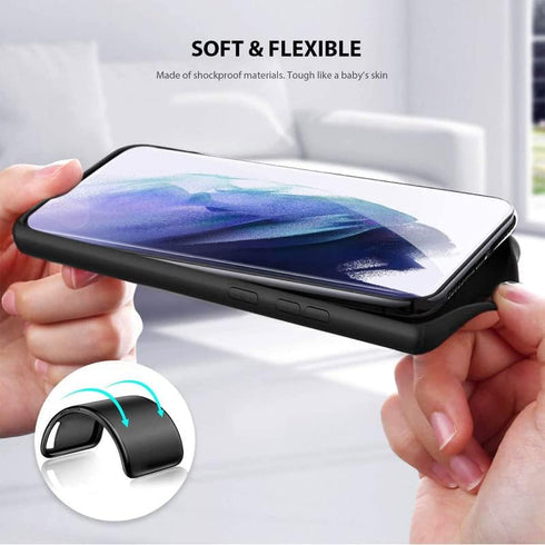Umidigi G2 Phone Case (6.52") with 1 X Tempered Glass Screen Protector, Ultra Thin Shockproof Soft Silicone TPU Bumper