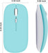 Wireless Bluetooth Mouse for iPad/MacBook Pro/Air/Laptop, Rechargeable Slim Silent Mouse for Surface Pro/Lenovo