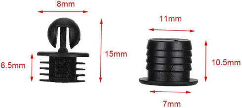 QANYEGN 10 Pairs Speaker Grill Guides, Plastic Ball and Socket Speaker Mesh Snap Fastener, Speaker Grill Pegs