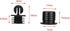 QANYEGN 10 Pairs Speaker Grill Guides, Plastic Ball and Socket Speaker Mesh Snap Fastener, Speaker Grill Pegs