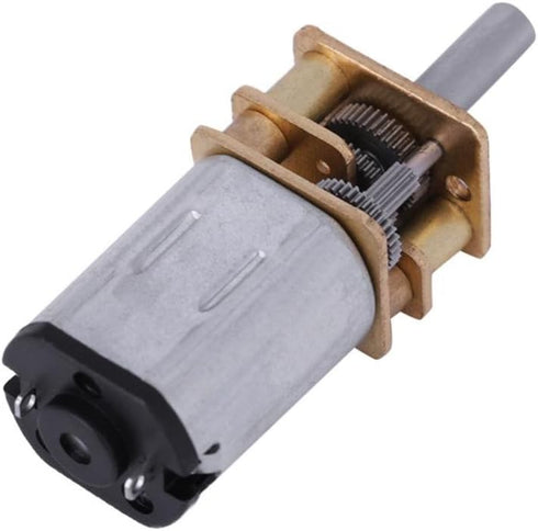 6V 100RPM, DC Gear Motor High Torque Metal Gearwheel Speed Reduction Motor for DIY Electric Toys Robots