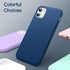 JETech Silicone Case for iPhone 11 (2019) 6.1-Inch, Shockproof Cover with Microfiber Lining in Blue Cobalt