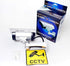 FINDERS&CO Fake Security Camera with Realistic Red Flashing Lights and Warning Sticker (2, Silver)