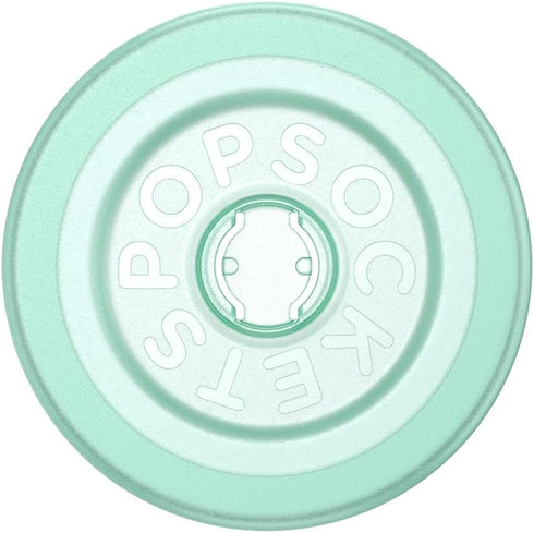 PopSockets Round Magnetic Base Only, Compatible with Tops, Light Blue - Pool