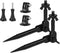 Trail Camera Mount, 2 Pieces Kit with 1/4"-20 Screw for Game Camera, Tree Mount