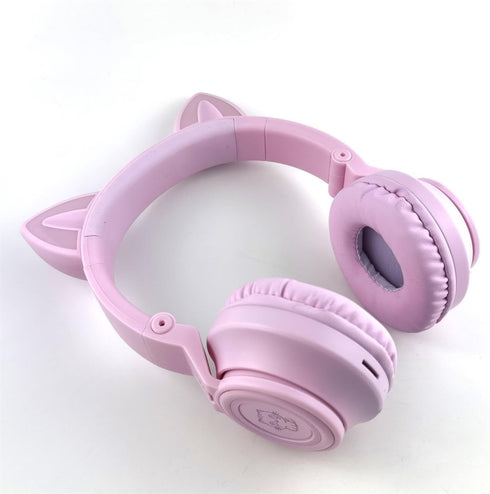 Cat Ear Bluetooth Headphones, Toddlers Kids Wireless Headphones for Boys and Girls, Compatible with Amazon Fire