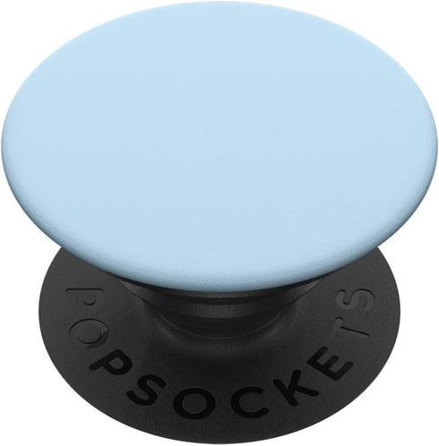Light Blue, Sky Blue, Cool Girly Design Baby Blue Pastel PopSockets Grip and Stand for Phones and Tablets
