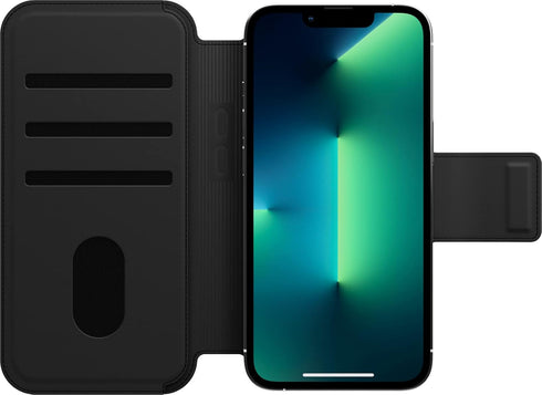 OtterBox Detachable Folio Wallet for MagSafe - SHADOW (Black) for iPhone 12, 12 Pro, 13, & 13 Pro (Case Sold Separately)