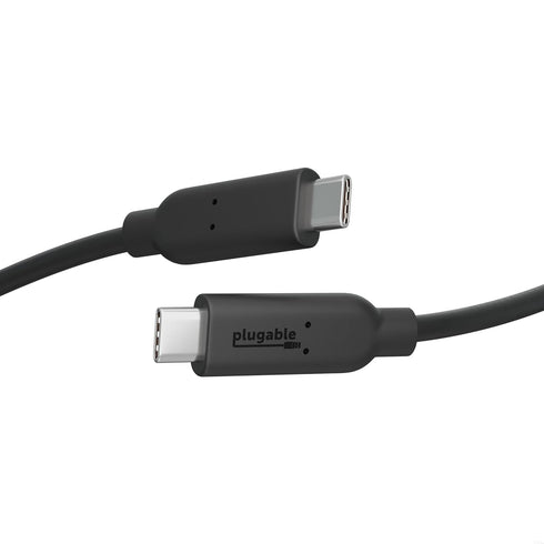 Plugable 10Gbps USB C to USB C Cable, 3.3 feet (1 Meter),