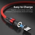 Magnetic Charging Cable 2-Pack 540° Rotating Magnetic Phone Charger Cable with LED Light for Micro USB, USB C -