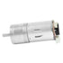 2Pcs 12V 100RPM 1:45 Gear Motor with Encoder DC Gear Ratio D Shaft Metal Encoder Gear Motor Silver for Smart car/Robot