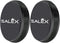 Magnetic Phone Mounts 2 Pack with 3M Adhesive - Black Flat Cell Phone Holder for Car Dashboard, Truck, Wall, Mirror,