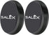 Magnetic Phone Mounts 2 Pack with 3M Adhesive - Black Flat Cell Phone Holder for Car Dashboard, Truck, Wall, Mirror,