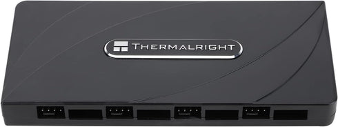 8 8-Port 4 5V-3Pin Cord(12V 4-pin Thermalright ARGB Fan HUB Controller Support Groups of Fans, Pin PC Fan Controller