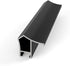 Deco TV Frames Alloy Scoop, Anodized Black Bezel Compatible with Samsung The Frame TV (3", Color Chip)