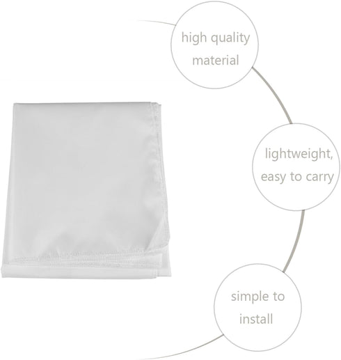 Aramox 60-120 Inch 16:9 (100inch) Projector Screen,Projector Curtain Rear Projection Screen Portable Foldable White