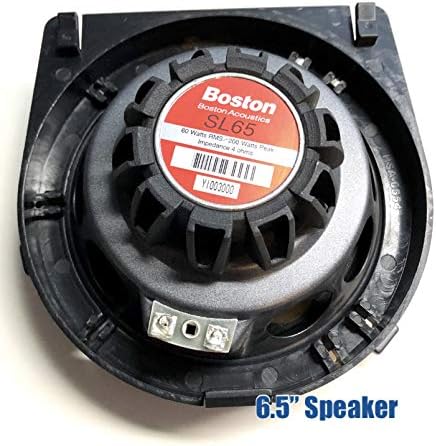 ASC Audio Car Stereo Front Door Speaker Install Spacer Mount Plate Bracket Adapters & Speaker Wire Harness Combo for