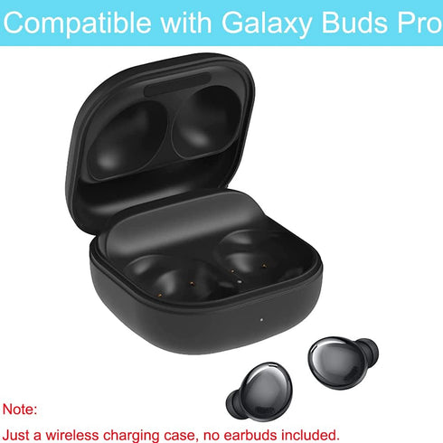 Charging Case for Galaxy Buds Pro SM-R190, Wireless and Wired Charger Dock Station with Type-C Cable (700mah, Black)