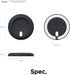 elago Wireless Charging Pad, Magnetic Black Compatible with MagSafe Charger for iPhone 12, 13, 14, 15 Models