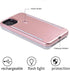 Front and Back Selfie Light Up Case for iPhone 12 Pro Max, Rechargeable LED Flash Lighting for Live Stream/Makeup/TikTok