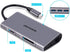 DEPZOL 8-in-1 4K, RJ45, 3 3.0 2018/2017/2016 USB C Hub, Type C Adapter Dock to HDMI Gigabit Ethernet PD Power Delivery