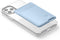 elago Slim Wallet Phone Case - Pastel Blue, Secure Card Holder with 3M Adhesive for iPhone, Galaxy & Most Smartphones
