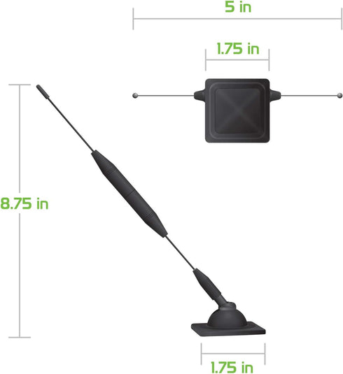 Cell Phone Signal Booster Antenna for Verizon, AT&T, T-Mobile - Truck & Car Mount Passive Repeater for 5G, 4G LTE