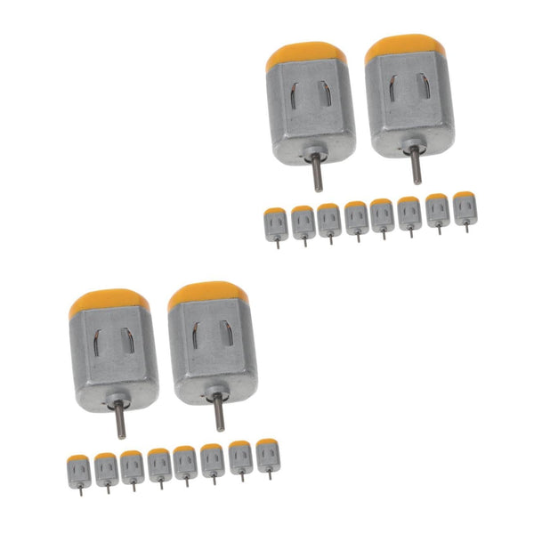 POPETPOP 20pcs Motor Round Shaft Electric Motor for Toy Boats for Projects