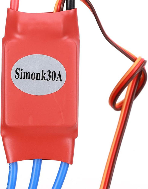 SparkFeng 30A 100% 490Hz 2-3S ESC Electronic Speed Controller for Quadcopter Drone, N - FET Design with Simonk