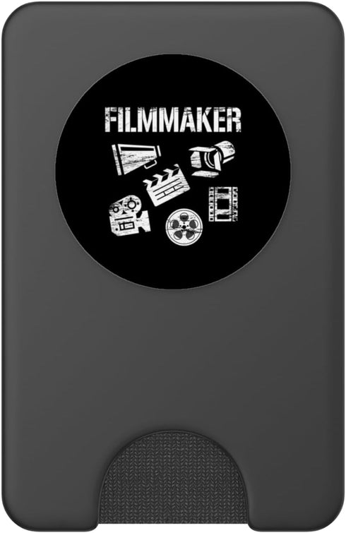 Filmmaker T-Shirts Video Producer Gifts Filmmaker Cameraman Movie Film Video Producer PopSockets PopWallet for MagSafe