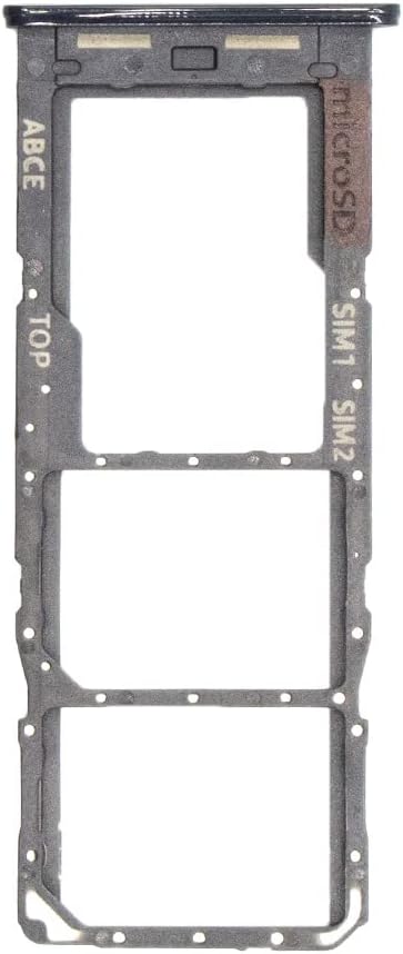 MMOBIEL A23 4G Dual SIM Card Slot Tray Holder Replacement Compatible with Samsung Galaxy - Incl. Sim Pin - Black