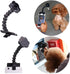 SquEqu Pet Selfie Stick Phone Clips with Double Head Clamps Dog Treats Holder Dog Selfie Portrait Tool for Cat Photo