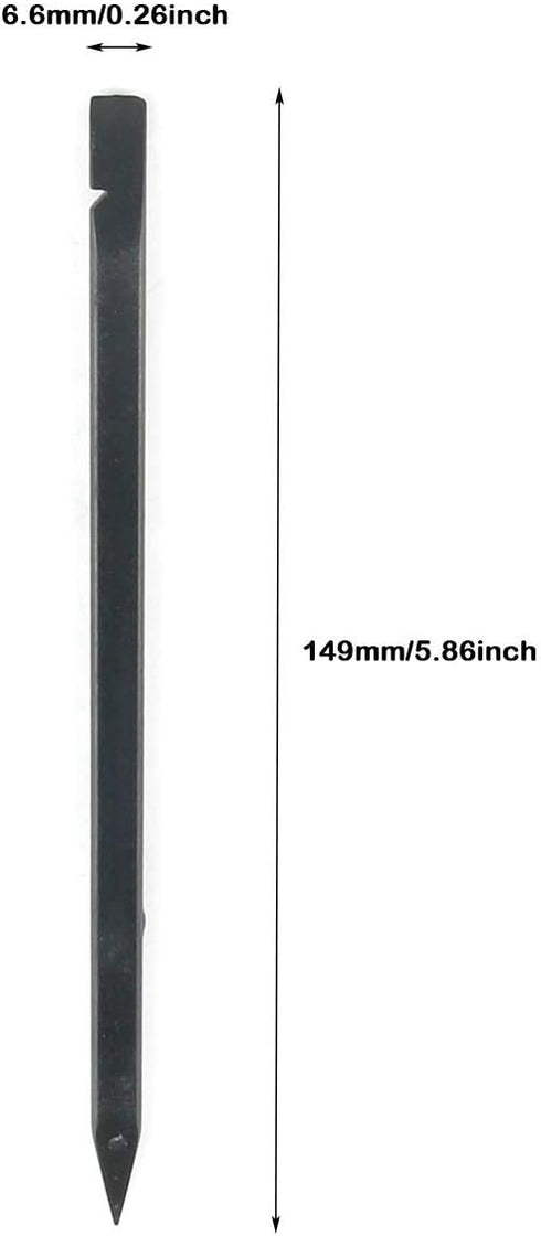 E-outstanding 12PCS Black Non-Mar Spudger Sticks - Repair Pry Opening Tool for Mobile Phone Tablets