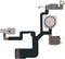 Flash Light Flex Cable Replacement for iPhone 12 Pro Max, Repair Part for Flashlight with Pre-Installed Metal Bracket
