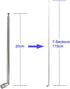 BINGFU 20-1300MHz 7 Counter Police Radio Scanner Antenna Sections Telescopic BNC Male Handheld CB Ham Antenna