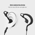 Two Way Radio Earpiece with PTT, Compatible with Kenwood 2.5mm+3.5mm 2-Pin Walkie Talkie Headsets - Single Wire Mic