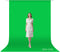 Qoolfoto Green Screen Backdrop, 810FT Photography Chromakey Greenscreen Background Sheet for Zoom Meeting,