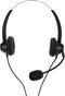 3.5mm Wired Stereo Call Center Headset, On Ear with Noise Cancelling Microphone for Home Office