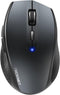TECKNET Bluetooth Mouse, 4800 DPI Wireless, 2-Year Battery, 6 Adjustable DPI, Grey