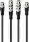 JOINSI 3-Pack 10ft BNC Male to BNC Male Jumper 75-Ohm Cable Extension Connector