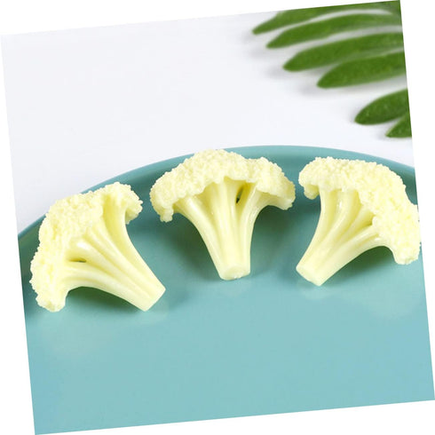 Lifelike Broccoli Slice Model - Realistic Fake Food Display