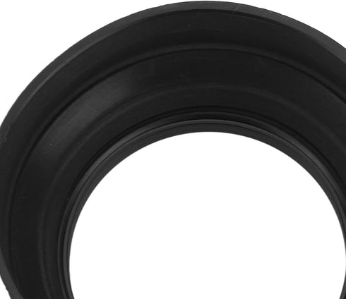 Camera Lens Hood Shade, Rubber Metal Collapsible, Reduces Sunlight for Various Brands (82mm)