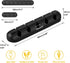 Cable Clips Cord Management Organizer, 3 Packs Silicone Adhesive Hooks for Desktop and Office