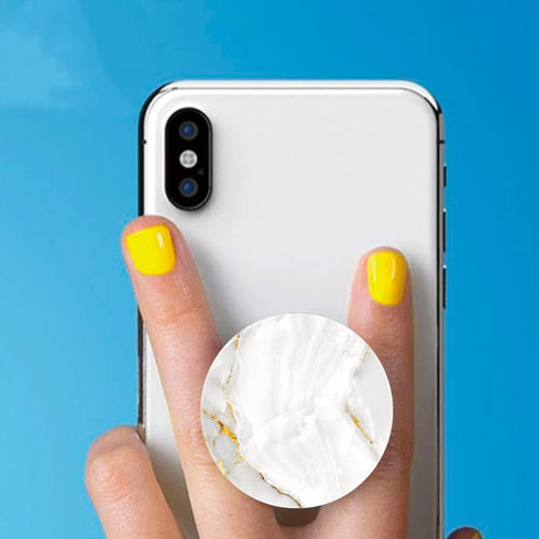 4 Pack Phone Grip, Finger Expanding Kickstand Holder for Smartphone - Pink White Rose Gold Marble